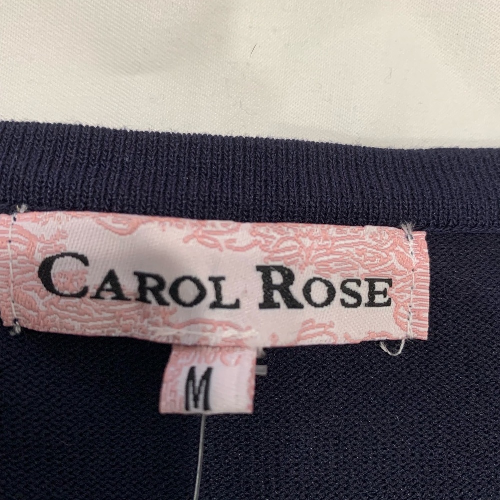 CAROL ROSE Women Top Pullover Sweater Size M - Picture 7 of 8